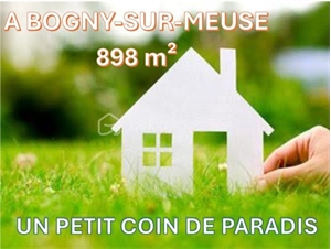 terrain à la vente -   08120  BOGNY SUR MEUSE, surface 898 m2 vente terrain - UBI425062066